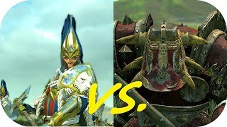 Total War: Warhammer II ♦ Fight Club ♦ White Lions vs. Black Orcs