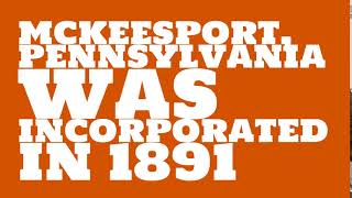 When was Mckeesport, Pennsylvania founded?