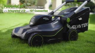 40Ah SUNTEK 40V Cordless Electric Lawn Mower