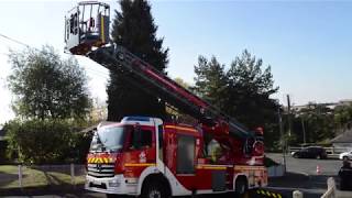 Découvrez la nouvelle grande échelle des sapeurs-pompiers de Flers