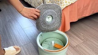 Amazing dirt-cleaning and separating mop, cool home gadgets item 😱