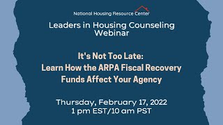 NHRC ARPA Webinar