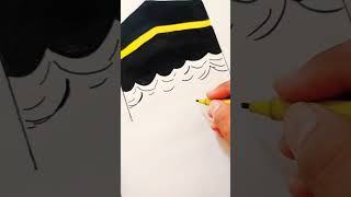 khana kabbah painting #kabbah calligraphy art#islamicartwork #trending #creativeart #viralvideo