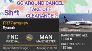 Go around Manchester airport!!!!! Cancel Take off clearance!!!! #manchesterairport #plane #atc