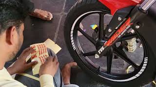 TVS RAIDER STICKERING SUPREME RS 500