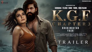 K.G.F: Chapter 3 - Trailer | Rocking Star Yash | Raveena Tandon | Prabhas | Prashanth Neel | 2024