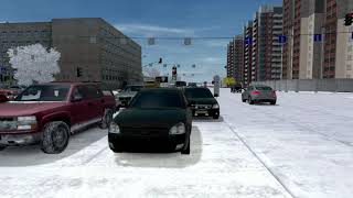 Суета на двух приорах / шашки | City Car Driving