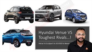 Hyundai Venue VS Ford Ecosport VS Tata Nexon VS Mahindra XUV300 | कोनसी एसयुवी बेस्ट हे? | Jay Dave