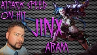 Full Game Play - ARAM - Attack Speed On Hit Rocket Jinx