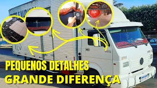 COLOCANDO ASSESORIOS NO CAMINHAO | Pequenos detalhes GRANDES diferenças