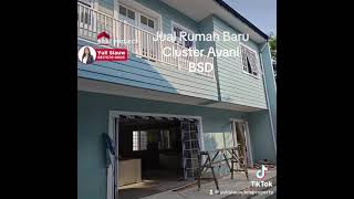 Jual rumah cantik bsd cluster avani siap huni american style ada pool