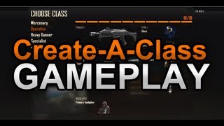 Black Ops 2: "Create A Class" Gameplay // Weapons, Perks & Attachments!