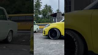 YELLOW WRAPPED SWIFT IN KERALA FULLY CUSTOMIZED MARUTI SWIFT 💛 #swift  #modified