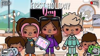 First Holiday day (Roleplay)Toca Life World🌎🌷 *with voice*