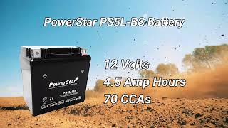 PowerStar 5L-BS Battery Review VS YTX5LBS