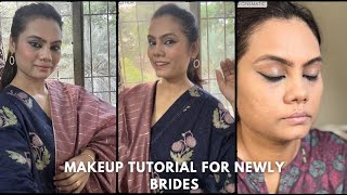 ❣️Makeup Tutorial For Newly Brides/Bride to be & Festive One BRAND TUTORIAL for Newly Married Girls.