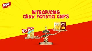 Mat Khao Chips Halke-Halke - Ab Khao Ji Bharke with Naya Crax 100% More Potato Chips!