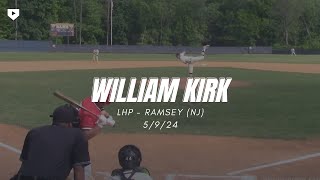 LHP William Kirk '24 | Ramsey (NJ) | UVA commit | 5/9/24