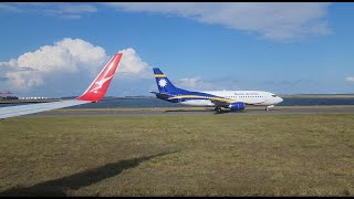 7 Minutes Taxiing - Qantas Boeing 737 Departure from Sydney Airport