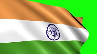 India Flag #3  4K Green screen FREE high quality effects || Piyush tech ||