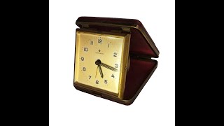 Folding Alarm Clock Junghans 1974 #AntiqueClocksDepot