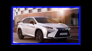 New lexus rx 450h sport shakes up rx range