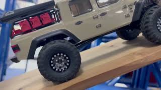 First drive with scx24 gladiator's new shoes