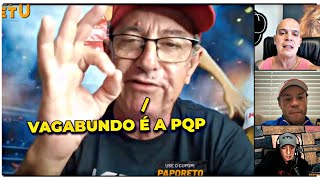 MANO XINGA O VÉIO DE "VAGABUNDO" NO PAPO RETO | CANAL DO BENJA