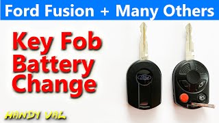 Ford Key Fob Remote Battery replacement - Fusion, Focus, Expedition and many more