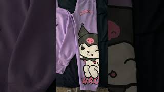 Kuromi Hoodie and Matching Sweatpants #kuromi #sanriogirl #hellokitty #clothing #shorts #adorable