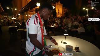 IShowSpeed EATS HUNGARY FOOD AND GOES CRAZY