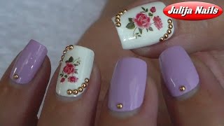 ▶ Bornprettystore / Дизайн ногтей с помощью водных наклеек