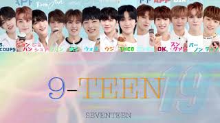 【9-TEEN】SEVENTEEN/セブンティーン/세븐틴  日本語字幕