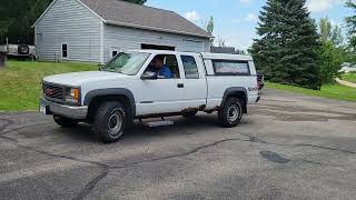 MADISON LAKE, MN - 1998 GMC 2500 Extended Cab 4x4 Pickup Truck - Starts, Runs and Drives