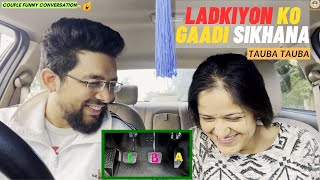 Girls Mind On Learning Driving Hilarious 🤣 | Baap Re Baap😱