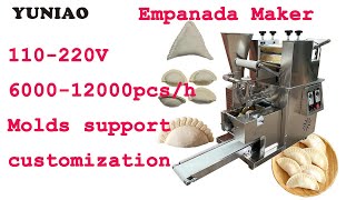 Automatic empanada making machine dumpling maker samosa making machine samosa folding machine