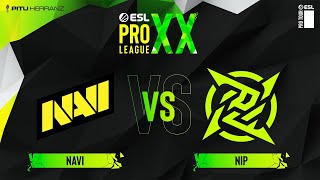 NIP vs. NaVi | Upper Bracket | Fase de Grupos | ESL Pro League S20