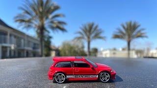 Unboxing 2023 Hot Wheels ‘90 Honda Civic EF #unboxing #toycar #toys #hotwheels #jdm #lamleygroup