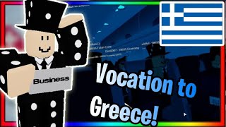 Flight to Greece! | Swiss Airlines (BUSINESS!) | ROBLOX