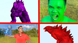 SuperHeros Hulk, Thor VS Team Godzilla VS Siren Head - Fun Hulk