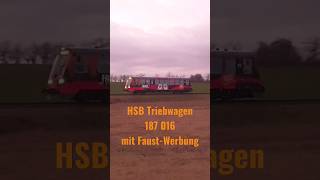 HSB Harzer Schmalspurbahnen Faust Triebwagen 187 016