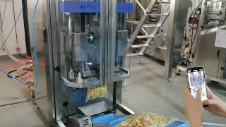 Fully automatic 5kg 10kg pickled pepper sweety drop vertical pouch form fill seal packing machine