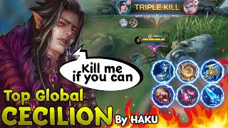 WTF DAMAGE - Best Build Cecilion S22 2021 | Former Cecilion Top 1 Global Mobile Legends