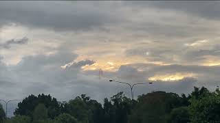 Man seen Walking in the clouds