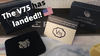 2020 1oz American Silver Eagle WW2 V75 Privy Proof Coin Unboxing!