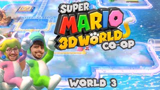 Mario 3D World Co-Op Let's Play Stream - World 3