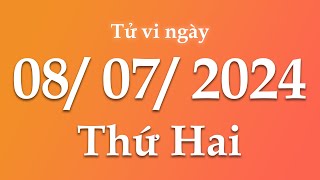 Tử Vi Ngày 08/07/2024 Của 12 Con Giáp | Triệu phú tử vi