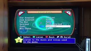 Mario Party 5 - Options Mode character voices