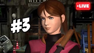 🔴 (LIVE) RESIDENT EVIL 2 - CAMINHO PELO ESGOTO E BOSS FRENETICO! (CLAIRE A) / FINAL #03 (+13)