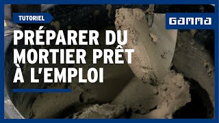 Préparer du mortier prêt à l’emploi ? Suivez le guide | GAMMA Belgique